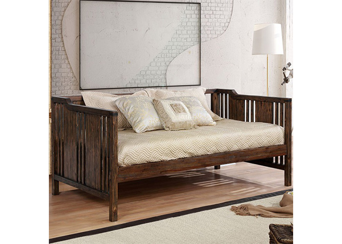 Walnut Wood Panel Daybed