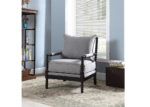 Spindle Style Accent Chair - Gray