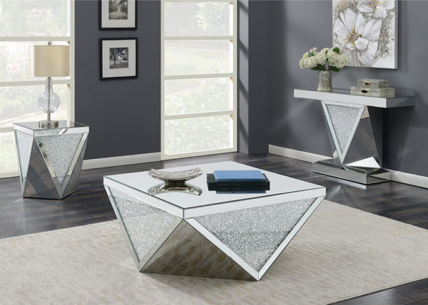 Glam Square & Triangle Coffee Table