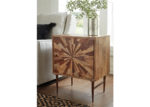 Brown Sunburst Accent Cabinet