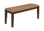 Transitional Brown & Espresso Dining Bench