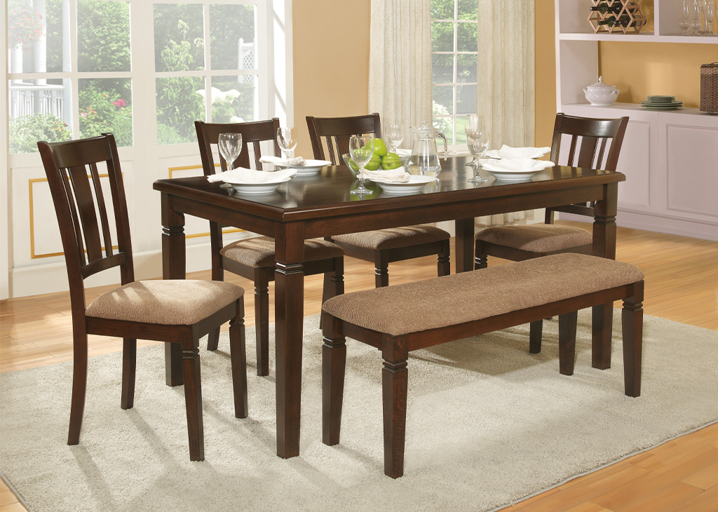 Espresso dining table for 6 2025