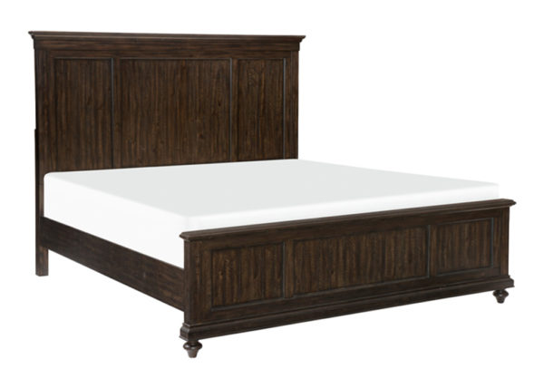 Transitional Dark Brown Queen 5 PC Bedroom Set