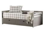 Transitional Daybed w/ Extendable Trundle in Gray