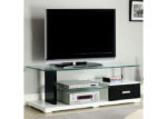 High Gloss & Open Shelf TV Stand