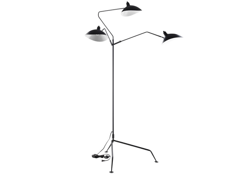 Black Stainless Steel Floor Lamp