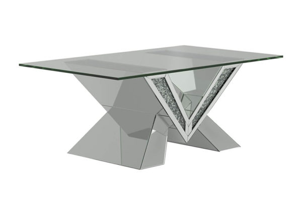 Glam V-Shaped Coffee Table