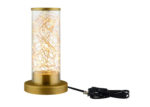 Glass Cylindrical-Shaped Table Lamp