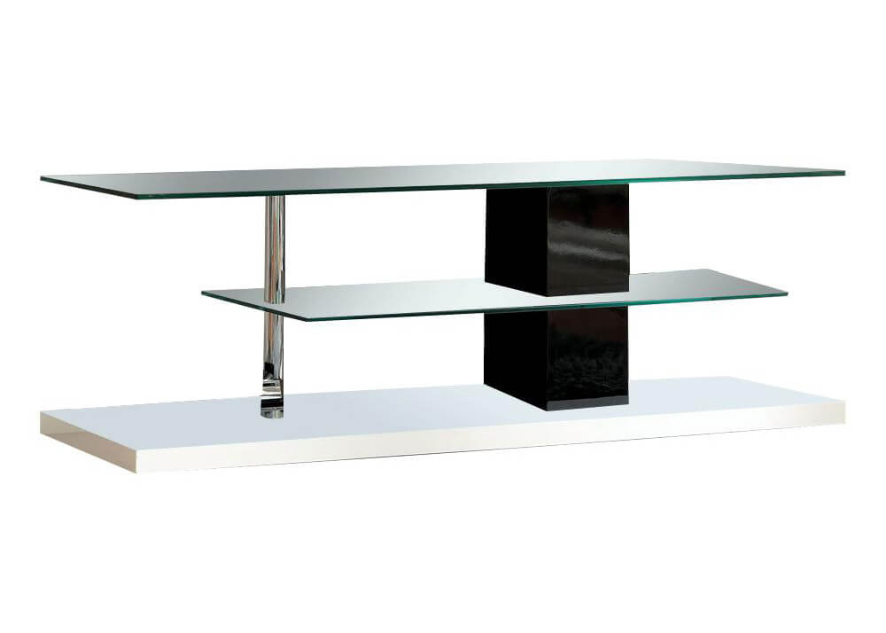 Glass & High Gloss TV Stand