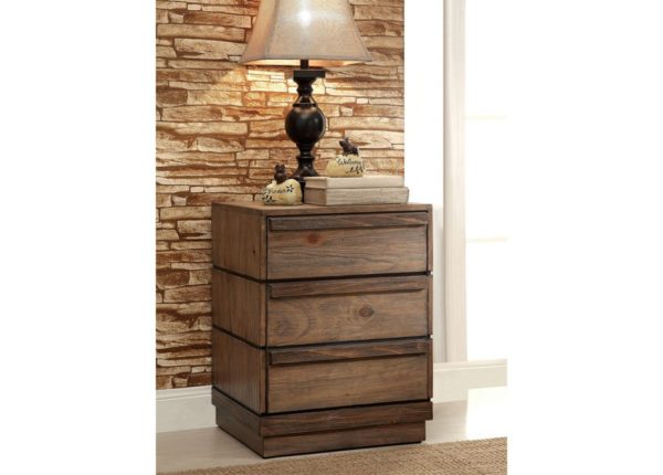 Rustic Natural Finish Chest of Drawers