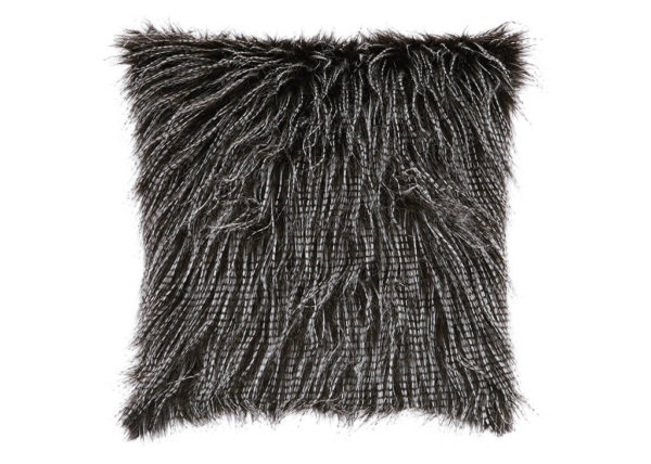 Faux Feather Fur Accent pillow