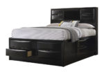 Black Queen Storage Bed Frame