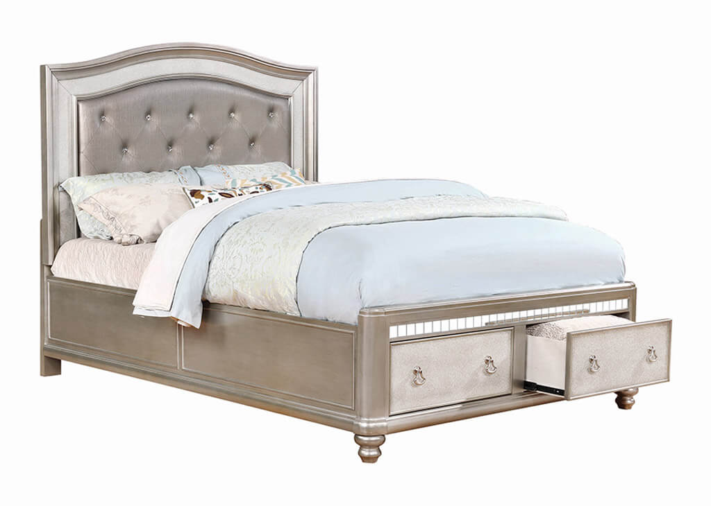 Modern Upholstered Queen Bed Frame
