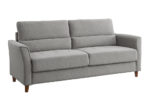 Gray Flared & Tufted Sofa