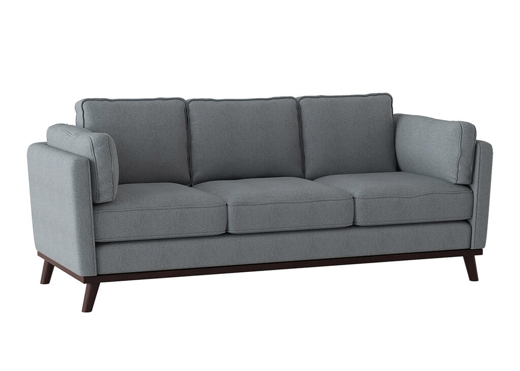 Gray Mid-Century Modern Sofa