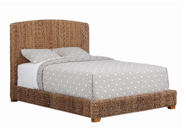 Queen Hand-Woven Banana Leaf Bed Frame