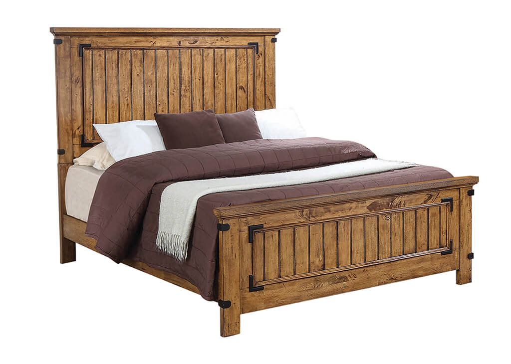 Queen Rustic Honey Bed Frame