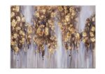 Abstract Gold Leaf Wall Art