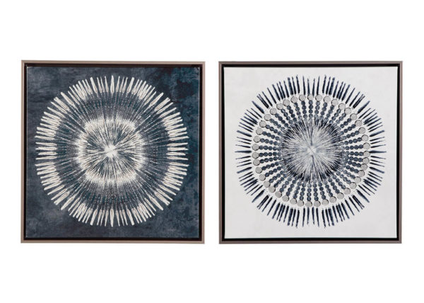 Blue & White Wall Art Set