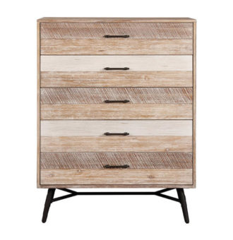 Multi-Colored Rustic Chest of Drawers