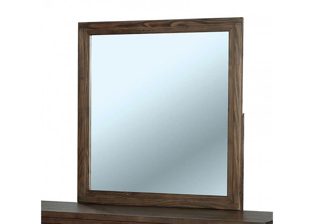 Weathered Wood Dresser Mirror