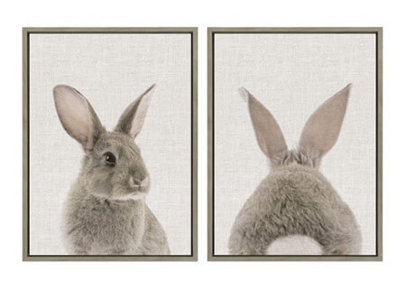 Bunny Wall Art Set