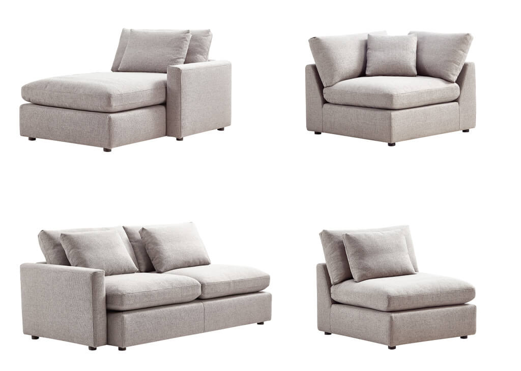 Contemporary Modular Sectional - Your Design, Your Way