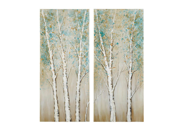 Multi-Colored Forest Wall Art Set