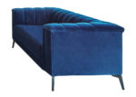 Blue Channel Tufted Loveseat