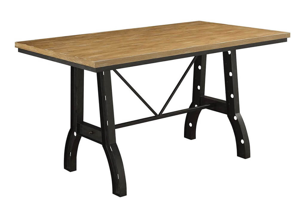 Rustic & Industrial-Style Counter Height Table