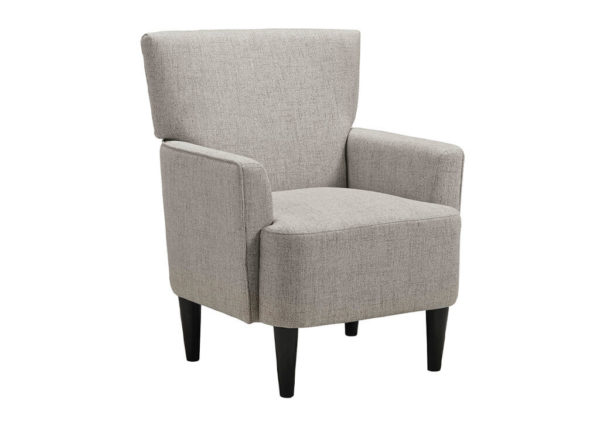 Tailored Track Arm Accent Chair in Beige