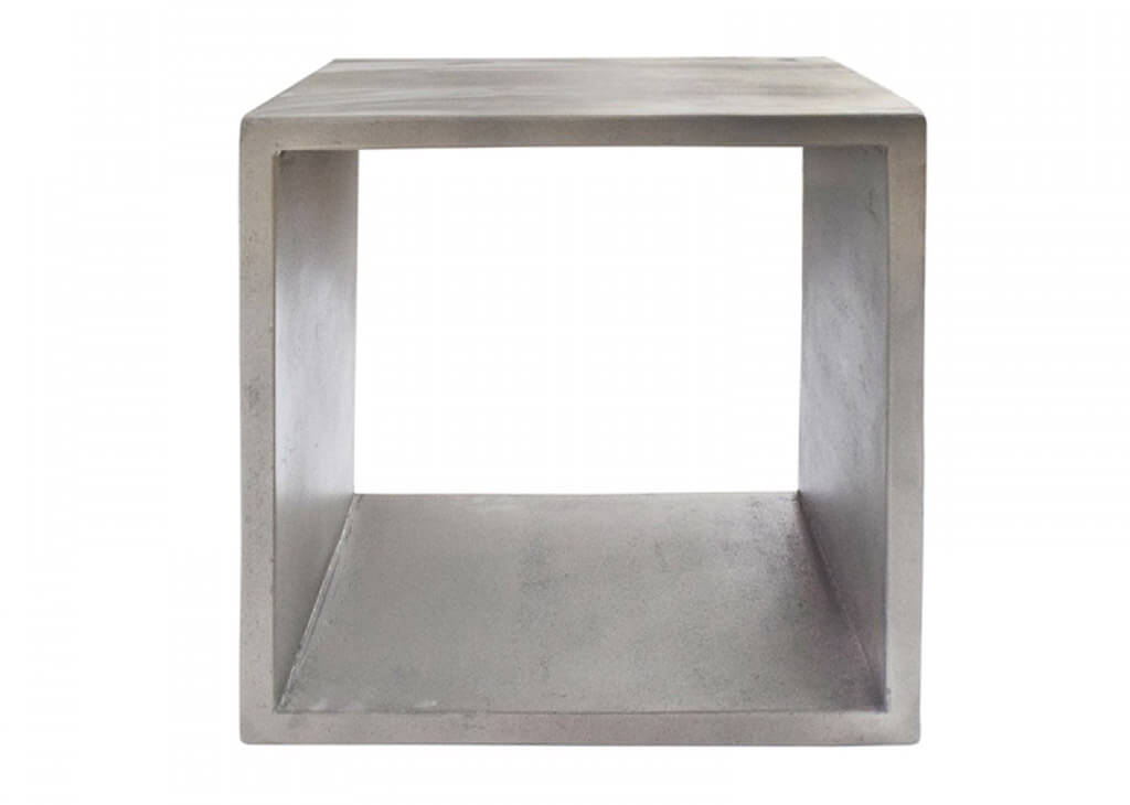 Contemporary Concrete End Table