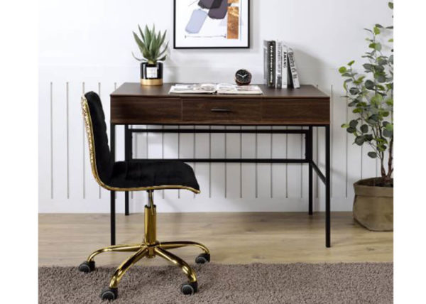 Black & Oak Writing Desk