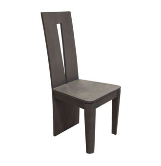 Gray Mango Wood Dining Chair Set