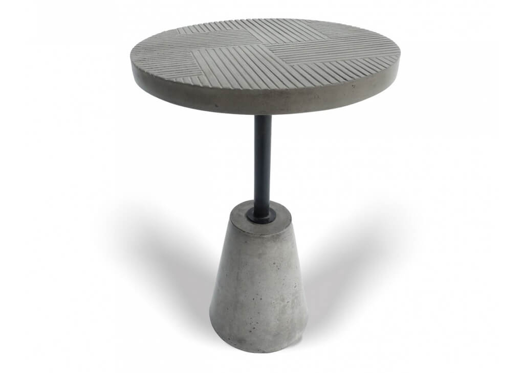 Outdoor Concrete End Table