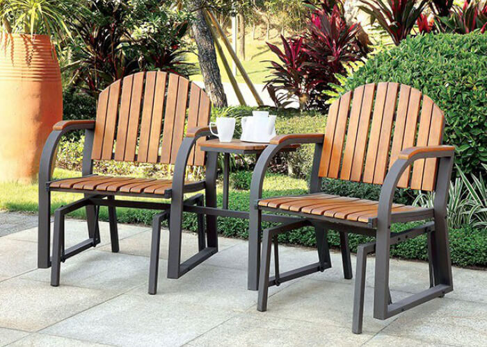 Patio Rocking Chair Set