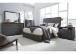 Basalt Gray Tufted Storage 5 PC Bedroom Set