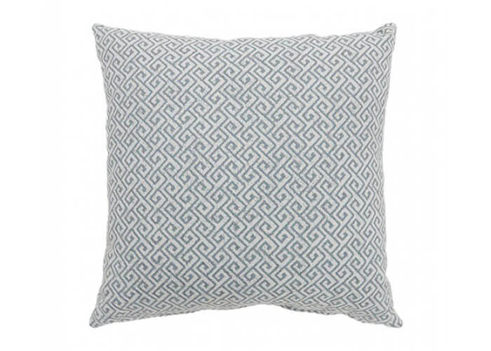 Blue Outdoor Throw Pillow