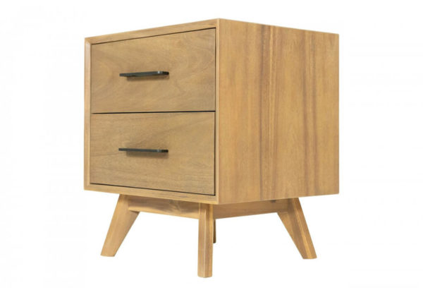 Contemporary Natural Mid-Century Nightstand