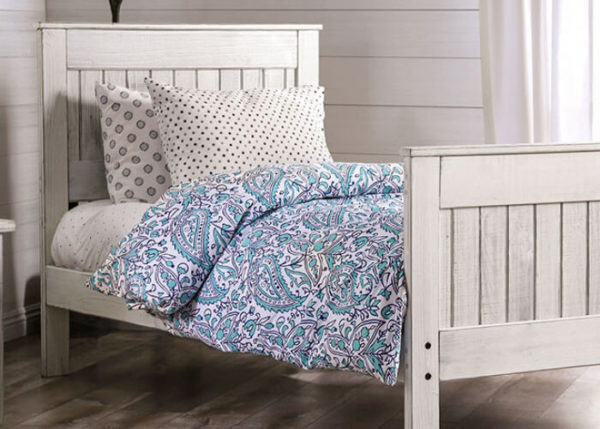 Farmhouse-Style Twin Youth Bed Frame