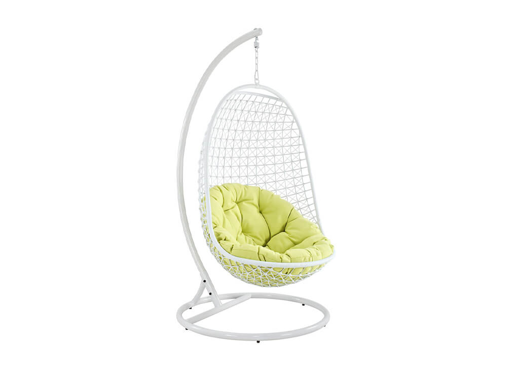White Outdoor Swing Chair