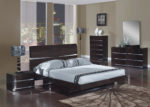 Brown Modern Storage Bed Frame