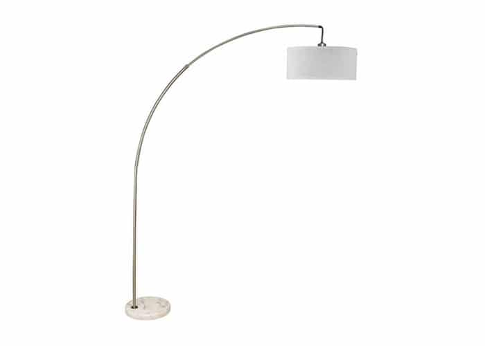 White Marble Arched Floor Lamp