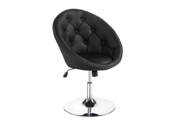 Round Tufted Swivel Chair