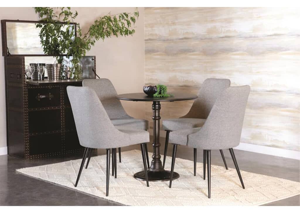 Industrial & Bronze Bistro 5 PC Dining Set