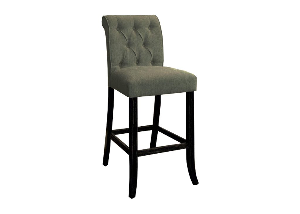Button Tufted Bar/Counter Height Stool Set