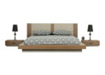 Contemporary Walnut & Gray 3 PC Bedroom Set