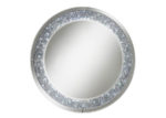 Glam Round Crystal Wall Mirror