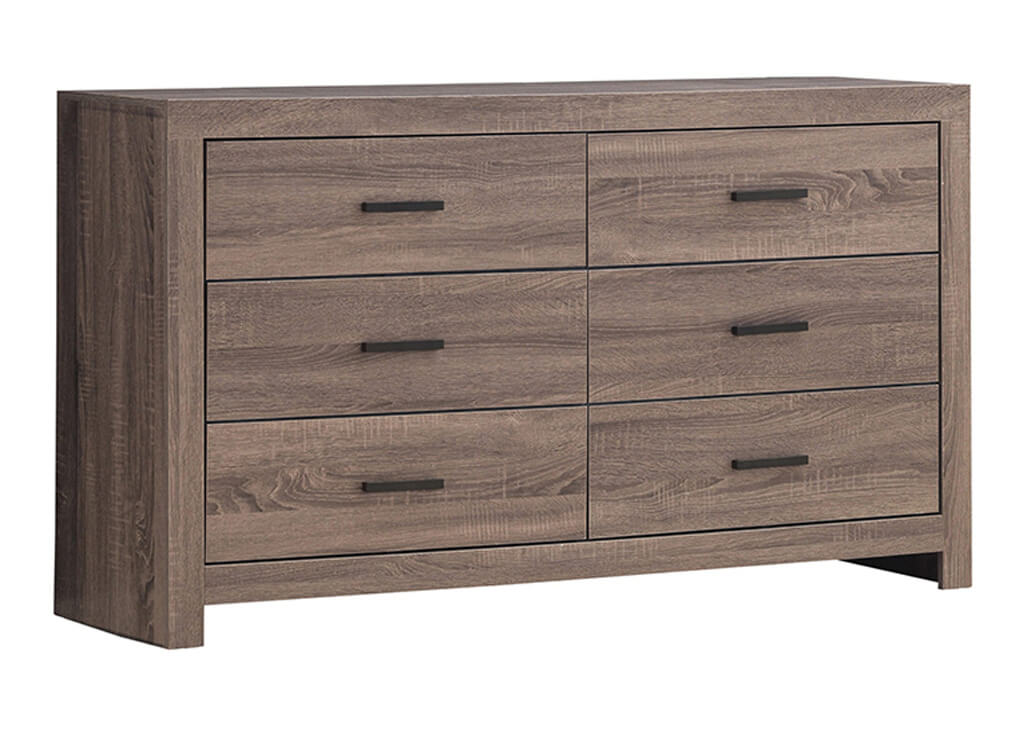 Oak 6-Drawer Dresser