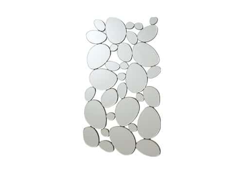 Pebble-Shaped Accent Mirror